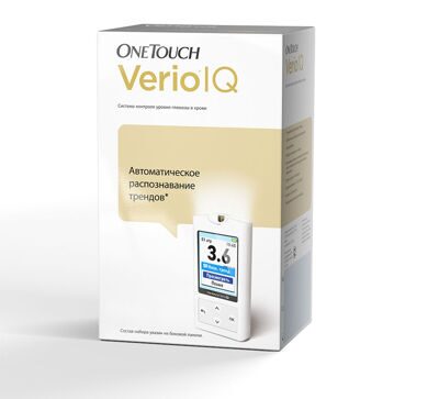 Умный глюкометр Уан Тач Верио Айкью (One Touch Verio® IQ)