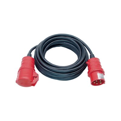 Удлинитель-переноска Brennenstuhl CEE Extension Cable, кабель 25 м, вилка и розетка CEE 400V/16А, IP44, черный (1167720)